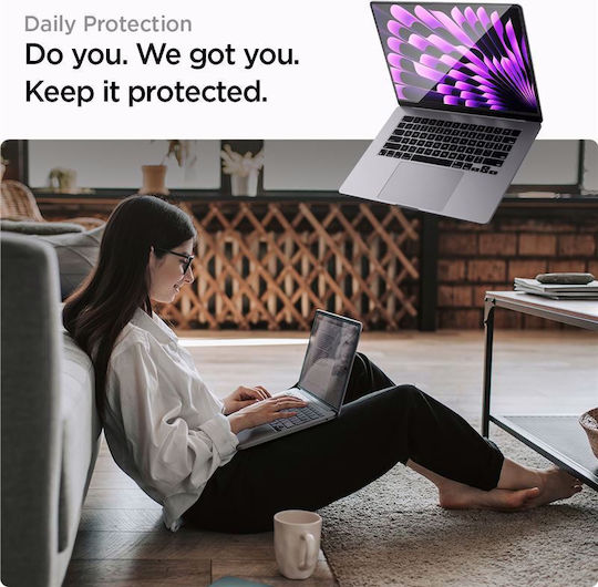 Spigen Bildschirmschutz Für Macbook Air 15 M2 (2023) Glas.tr Slim