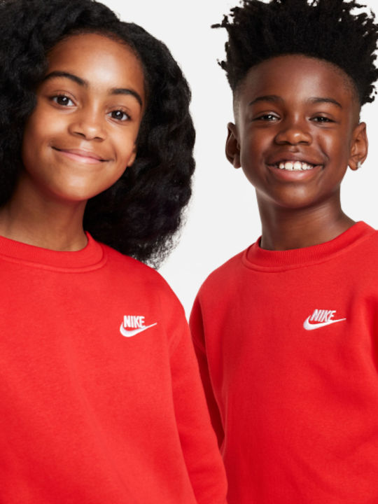 Nike Kinder Sweatshirt Rot