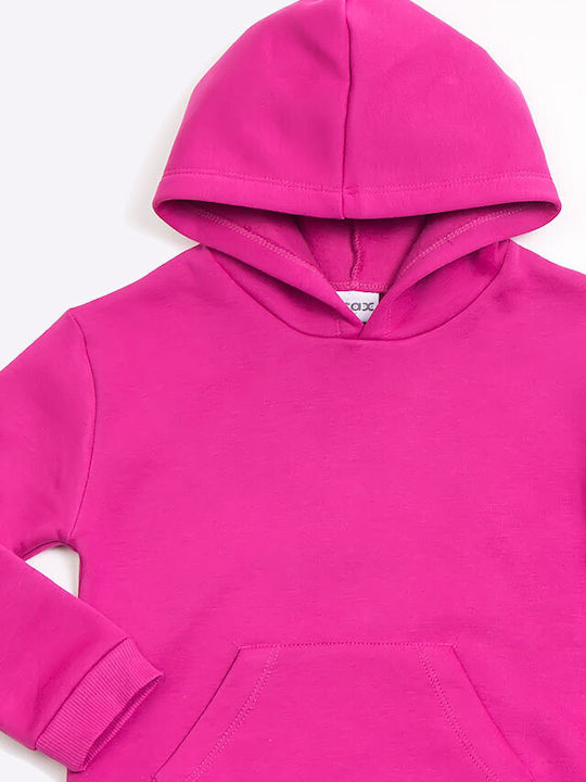 Trax Kids Sweatshirt with Hood Fuchsia