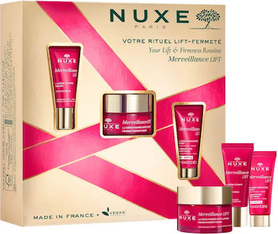 Nuxe Merveillance Lift Skin Care Set for Αnti-ageing with Face Cream