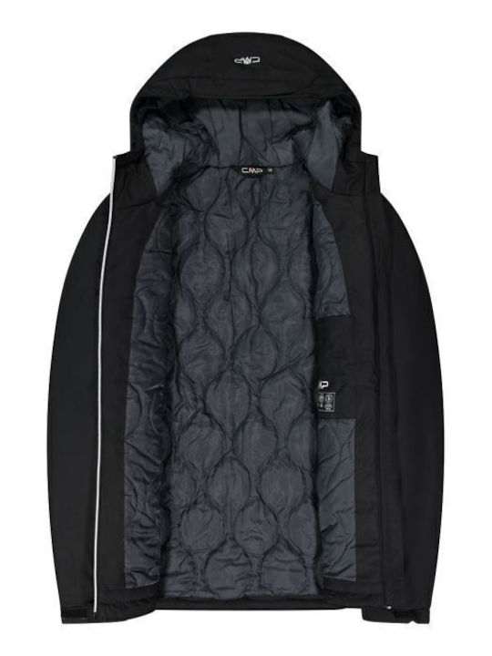 Winter Jacket Waterproof Black