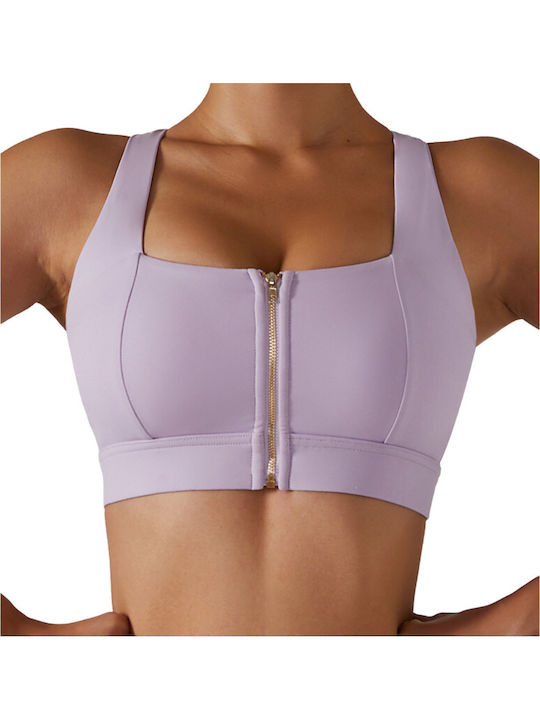 Pilar Women's Athletic Sports Bra Lilac