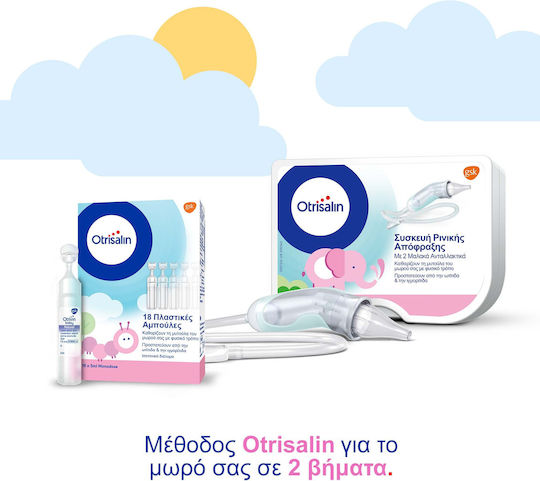 Otrisalin Soft Nasal Aspirator Refills Ρινικές Πλύσεις για Βρέφη 10τμχ