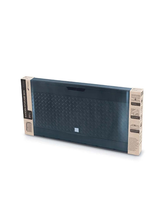 Cutie de depozitare pentru exterior Rato Anthracite Rattan Gri L119xW60xH48buc