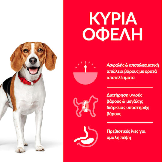 Hill's 12kg Dry Food Diet for Adult Medium Breed Dogs with Chicken