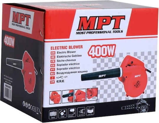 MPT Ηλεκτρικός Φυσητήρας MAB4006V Φυσητήρας Χειρός Ηλεκτρικός 400W με Ρύθμιση Έντασης