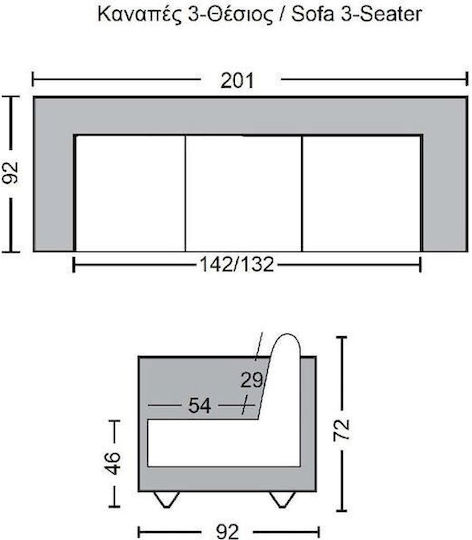 Woodwell Chesterfield Dreisitzer Sofa Echtes Leder Antik Grün 201x92x72cm E9574,33