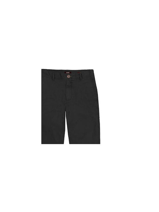 Double Men's Trousers Chino Elastic Black