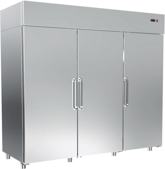 Dominox Επαγγελματικός Θάλαμος Κατάψυξης 2416lt & 590W Inox με 3 Πόρτες Π219 x Β95 x Υ208εκ.