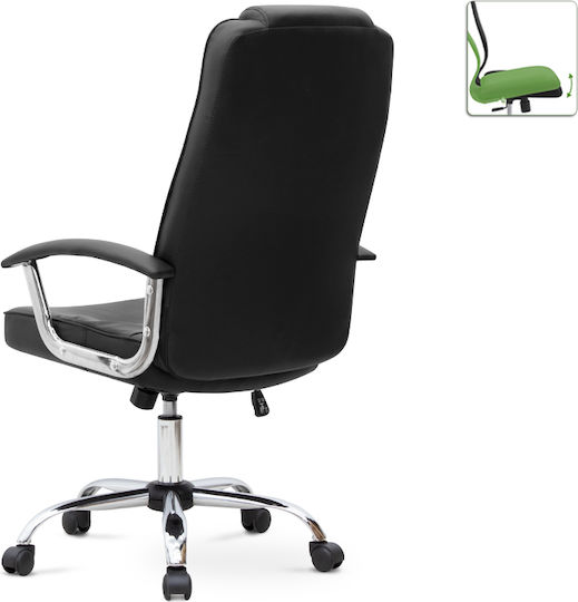 Executive with Reclining and Adjustable Arms Black Velvet-Black Metal Arial Megapap Executive with Reclining and Adjustable Arms Black Velvet-Black Metal Arial Megapap