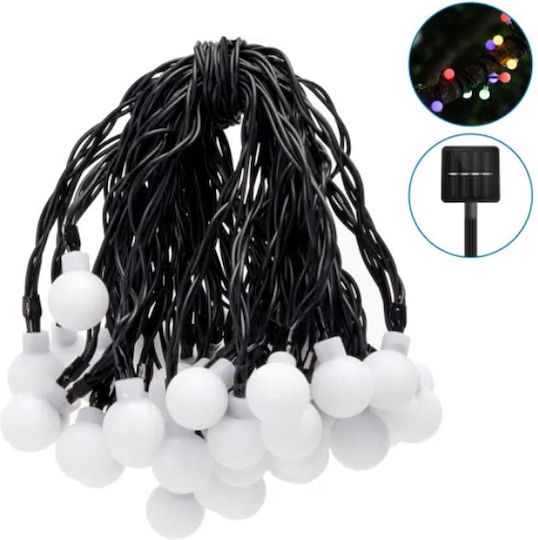 Hanging Solar Light Garland 0.3W RGB with Photocell IP65