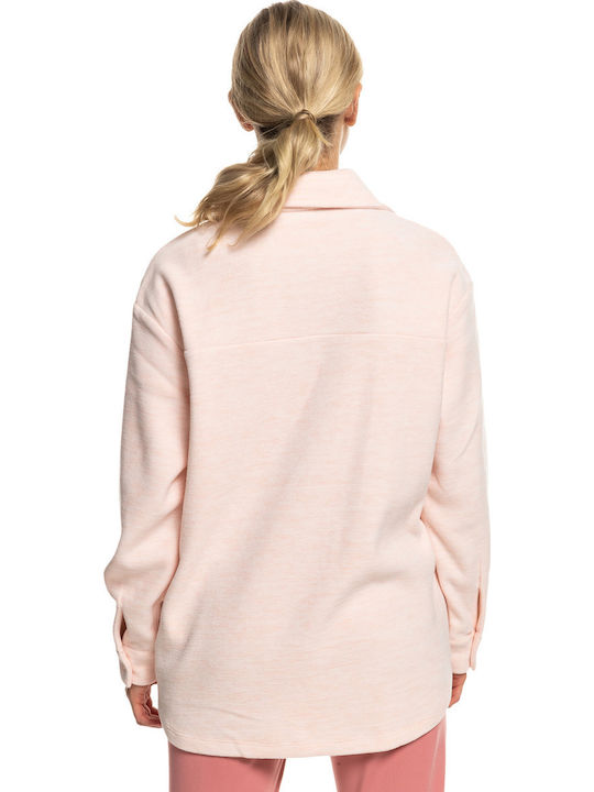Waves Of Warmth Γυναικείο Ροζ Overshirt