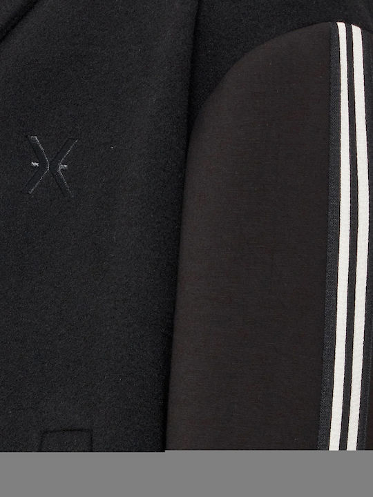 Herren Mantel Schwarz