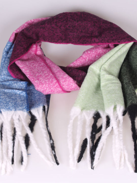 Gk.fashion Women's Wool Scarf Multicolour