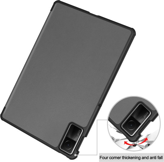 Цвят Сив Трислоен Калъф с Флип Капак (Redmi Pad SE)