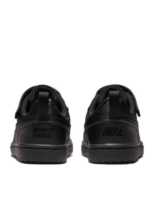 Court Borough Kids Sneakers with Scratch Black