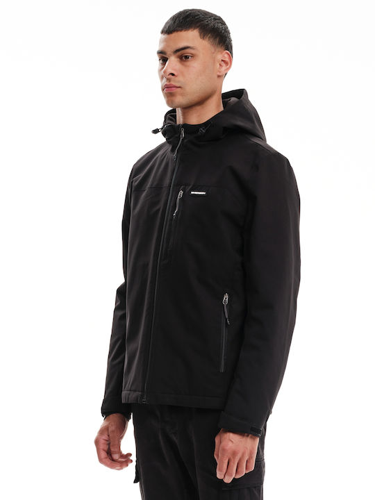 Winter Jacket Waterproof and Windproof Black
