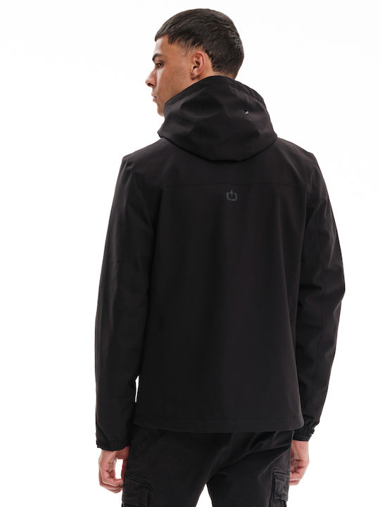 Winter Jacket Waterproof and Windproof Black