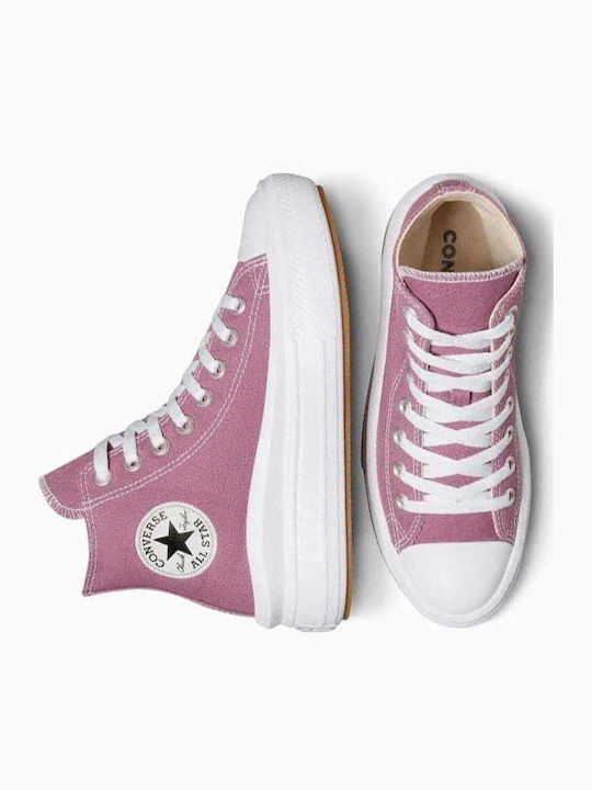 Chuck Taylor All Star Move Flatforms Boots Dreamy Dahlia / White / Black