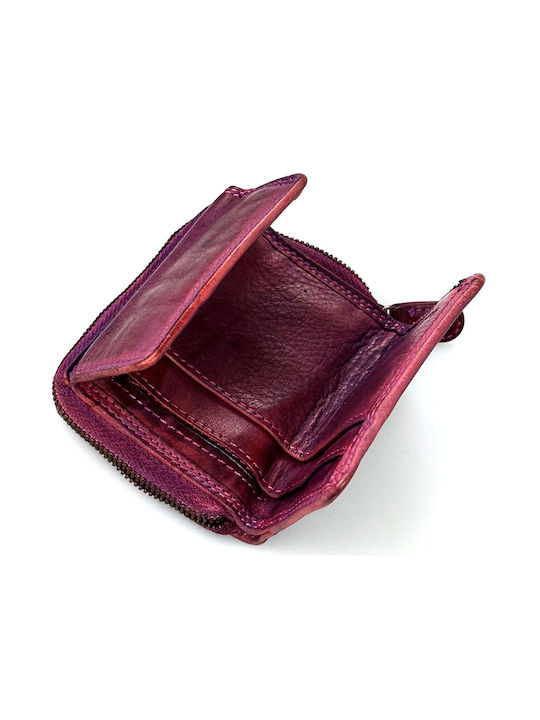 Forest Small Leather Women's Wallet Purple