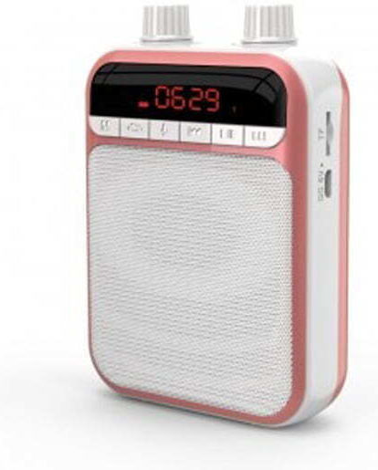 Andowl Q-ky70 Ηχείο Bluetooth με Ραδιόφωνο Ροζ