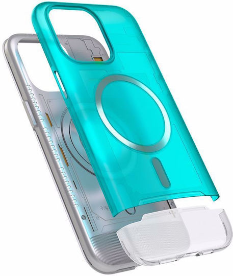Spigen Classic C1 MagFit Back Cover Silicone Bondi Blue (iPhone 15 Pro)