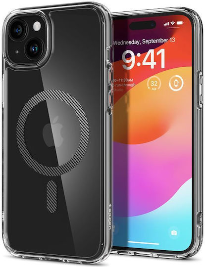 Spigen Ultra Hybrid MagFit Umschlag Rückseite Kunststoff Carbon Fiber (iPhone 15 Plus / 16 Plus)