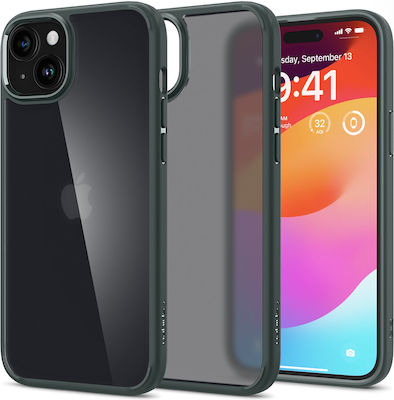 Spigen Ultra Hybrid Umschlag Rückseite Kunststoff Frost Green (iPhone 15)