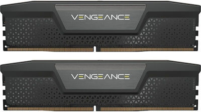 Corsair Vengeance 64GB DDR5 RAM με 2 Modules (2x32GB) και Ταχύτητα 6000 για Desktop