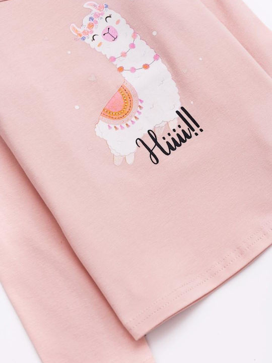 Funky Kids Blouse Long Sleeve Pink