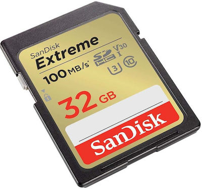 Sandisk Extreme SDHC 32GB Class 10 U3 V30 UHS-I 100MB/s