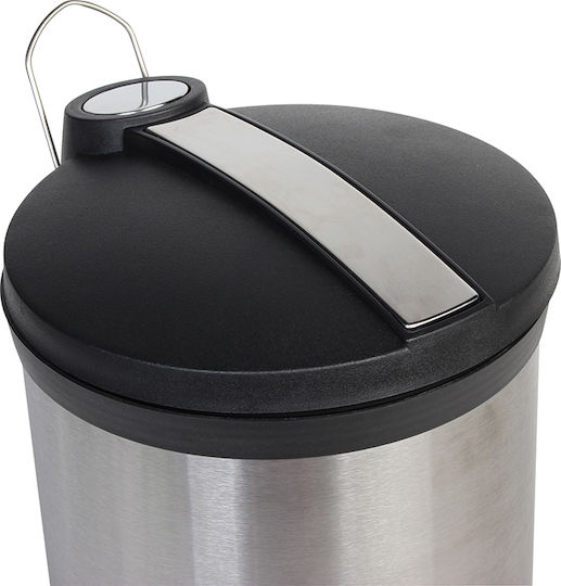 Keskor Inox Καλαθάκι Μπάνιου 5lt Ασημί