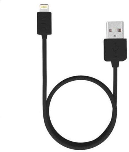 MediaRange Редовна USB-A към Lightning кабел Бял 1м (MRCS137)