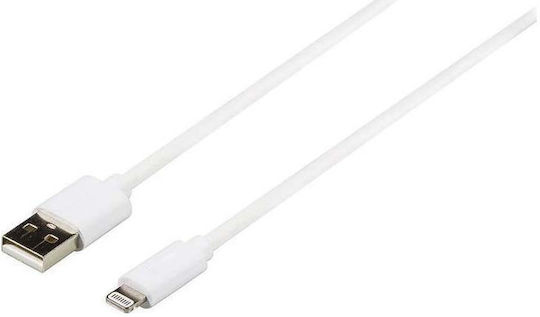 Nedis USB-A to Lightning Cable White 1m (CCGB39300WT10)