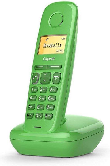 Gigaset A170 Cordless Phone with Greek Menu Green