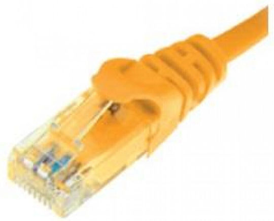 Anga U/UTP Cat.6e (High Speed) Καλώδιο Δικτύου Ethernet 1m Κίτρινο