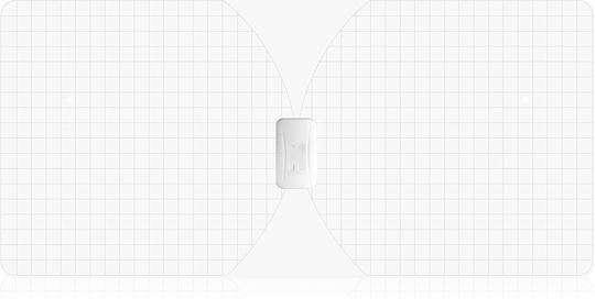 RGTech Monarch 50 Indoor TV Antenna (without power supply) Transparent Connection via Coaxial Cable