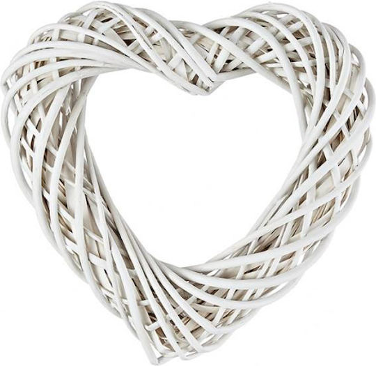 Palma Emporio Wood Decorative Element for Wedding Favors White 1pcs