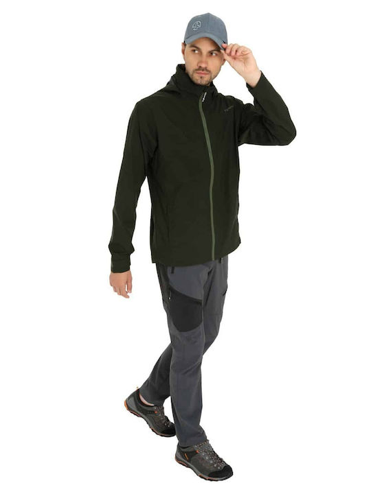 Geci Barbati Waterproof Verde Iarna