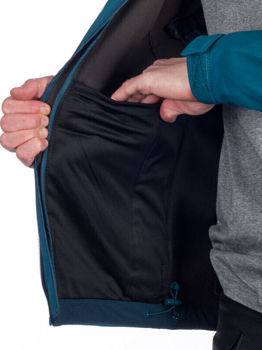 Winter Jacket Softshell Waterproof and Windproof Blue