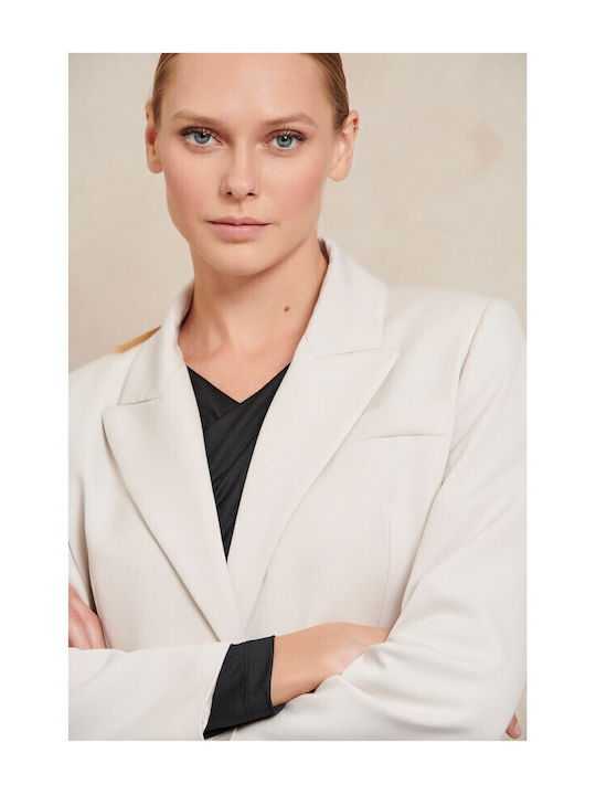 Matis Fashion Women's Blazer White