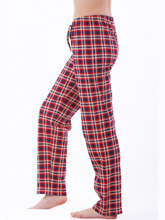 MEI De iarnă Pantaloni Pijamale pentru Femei Roșu