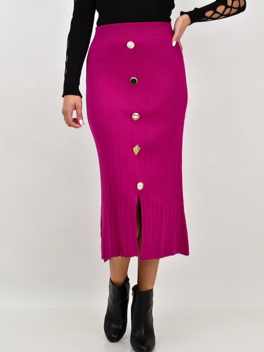 Midi Skirt Purple