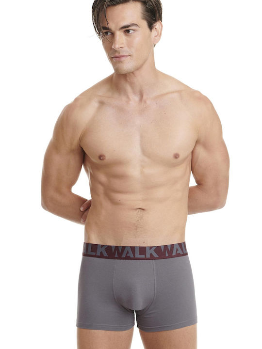 Herren Boxershorts Grey / Gray 2Packung