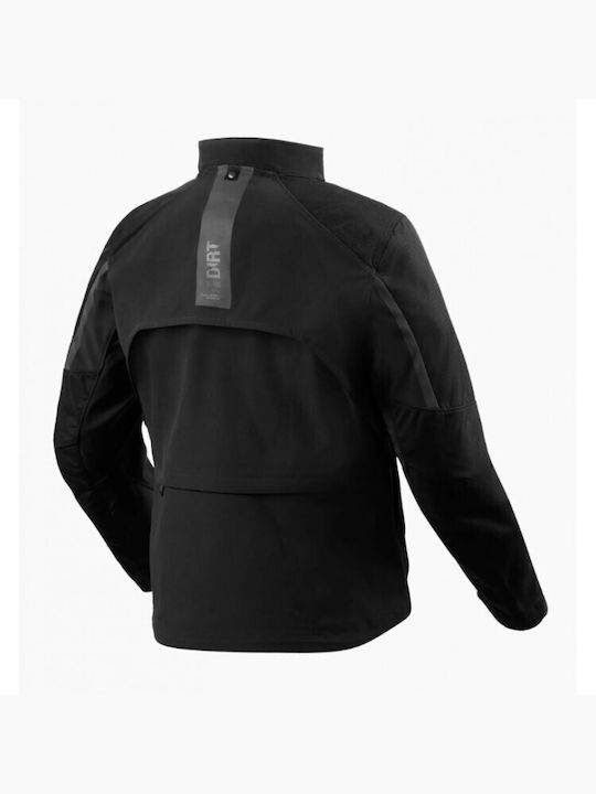 Rev'IT Winter Herren Motorradjacke Cordura Schwarz