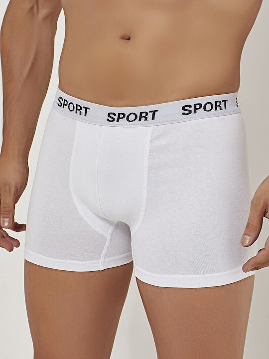 Мъжки боксерки White 1Опаковка