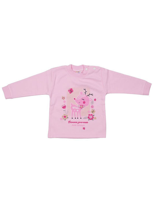 Papillon Kids Pijama pentru copii De bumbac Roz