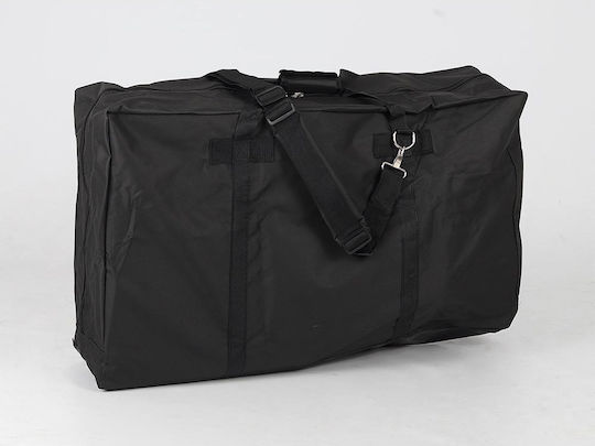 Habys Pat Masaj și Fizioterapie Portabil Negru din Aluminiu 92x72cm