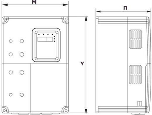 Invt CHF100A Speed Controller Ρυθμιστής Στροφών 400V 90KW 03.048.0124