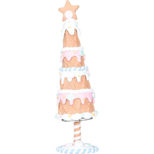 Weihnachtsdekoration Baum Kegel 20cm Rosa